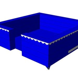 Blue Oxford Foam Pit- Free Shipping