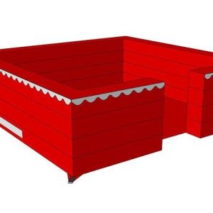 Red Oxford Foam Pit- Free Shipping
