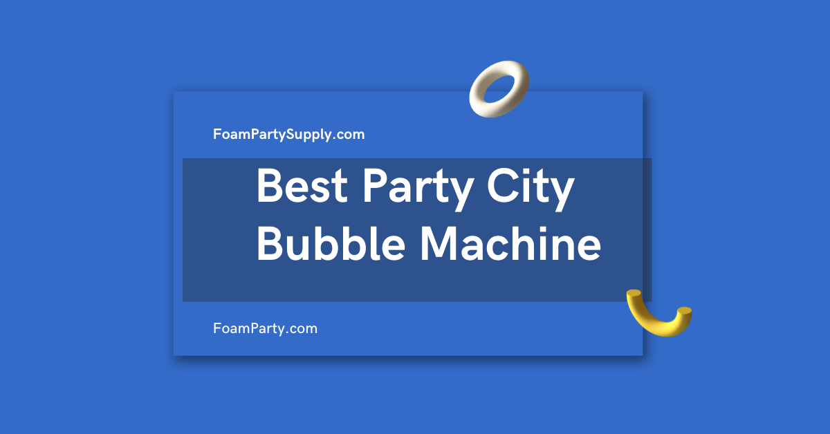 Best Party City Bubble Machine