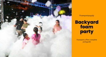 Best Backyard Foam Party
